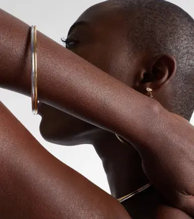 Jennifer Fisher Thread 10kt gold-plated bangle | Thumbnail 2