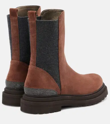 Brunello Cucinelli Monili suede Chelsea boots | Thumbnail 2