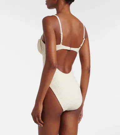Montce Petal crochet swimsuit | Thumbnail 3