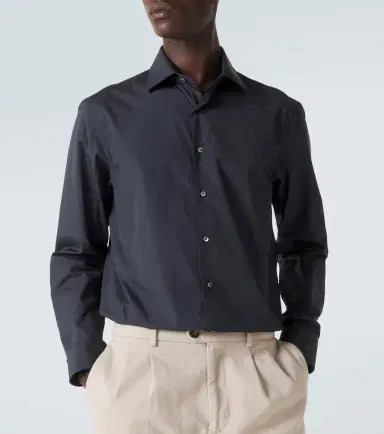 Canali Cotton shirt | Thumbnail 4 Canali Cotton shirt | Thumbnail 4