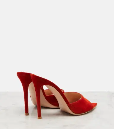 Gianvito Rossi Elle suede mules | Thumbnail 2