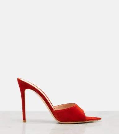 Gianvito Rossi Elle suede mules | Thumbnail 3