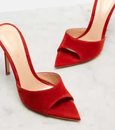 Gianvito Rossi Elle suede mules | Thumbnail 4