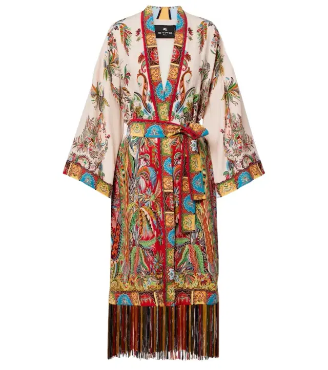 Etro Paisley silk kaftan