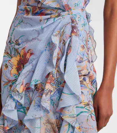 Etro Printed ruffled maxi dress | Thumbnail 6