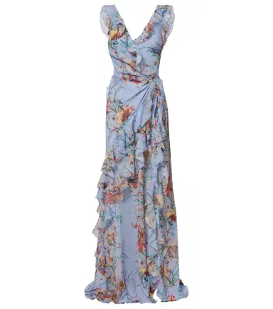 Etro Printed ruffled maxi dress | Thumbnail 1