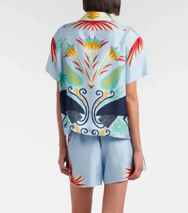 Etro Printed silk pajamas | Thumbnail 5 Etro Printed silk pajamas | Thumbnail 5