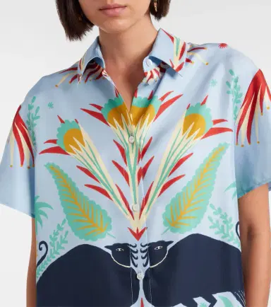 Etro Printed silk pajamas | Thumbnail 6 Etro Printed silk pajamas | Thumbnail 6