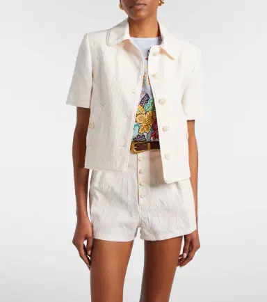 Etro Cottton-blend jacquard jacket | Thumbnail 2 Etro Cottton-blend jacquard jacket | Thumbnail 2