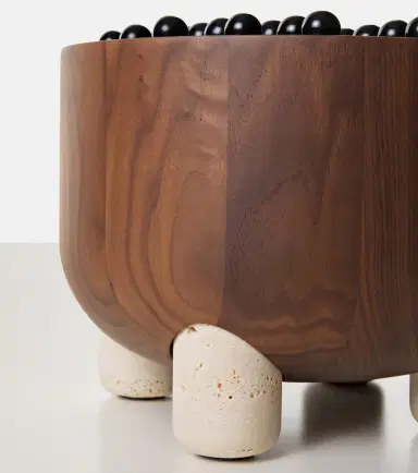 Giobagnara Mocambo Peg walnut solitaire set | Thumbnail 4