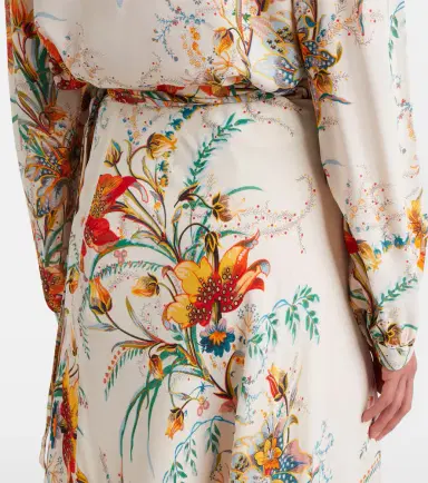 Etro Floral wrap skirt | Thumbnail 4 Etro Floral wrap skirt | Thumbnail 4