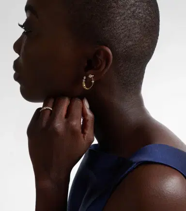 Sophie Bille Brahe Grande Lou Diamant 18kt gold single earring with diamonds | Thumbnail 3 Sophie Bille Brahe Grande Lou Diamant 18kt gold single earring with diamonds | Thumbnail 3