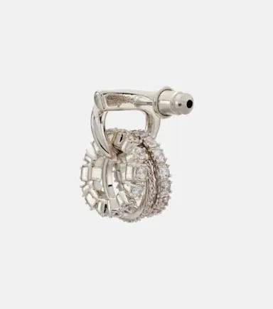 Ferragamo Gancini crystal-embellished earrings | Thumbnail 4 Ferragamo Gancini crystal-embellished earrings | Thumbnail 4