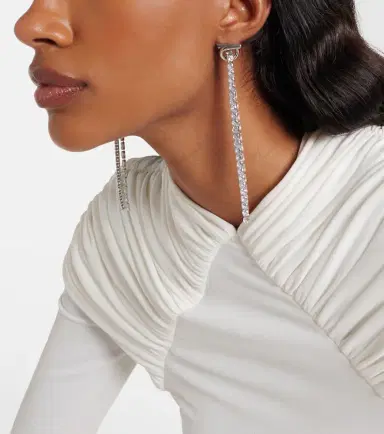 Ferragamo Embellished drop earrings | Thumbnail 6
