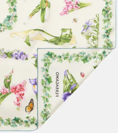 Ferragamo Floral silk scarf | Thumbnail 2