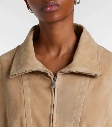 Nour Hammour Passage suede jacket | Thumbnail 2