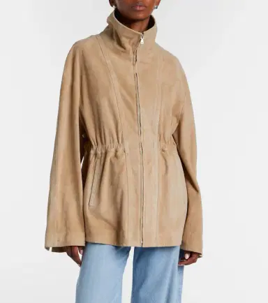 Nour Hammour Passage suede jacket | Thumbnail 3