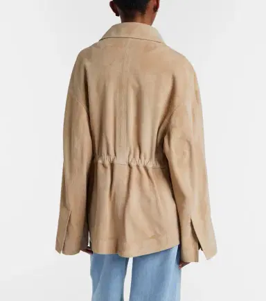 Nour Hammour Passage suede jacket | Thumbnail 4