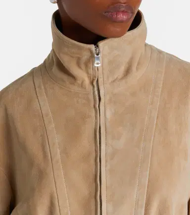 Nour Hammour Passage suede jacket | Thumbnail 6
