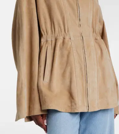 Nour Hammour Passage suede jacket | Thumbnail 7