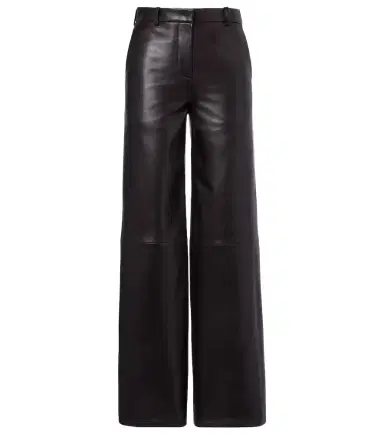 Nour Hammour Coda leather wide-leg pants | Thumbnail 1 Nour Hammour Coda leather wide-leg pants | Thumbnail 1