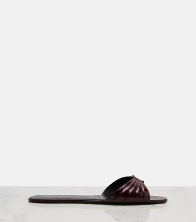 Saint Laurent Babylone leather slides | Thumbnail 2 Saint Laurent Babylone leather slides | Thumbnail 2
