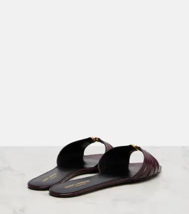 Saint Laurent Babylone leather slides | Thumbnail 3 Saint Laurent Babylone leather slides | Thumbnail 3