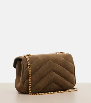 Saint Laurent Loulou Mini suede shoulder bag | Thumbnail 3