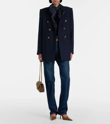 Saint Laurent Loulou Mini suede shoulder bag | Thumbnail 6
