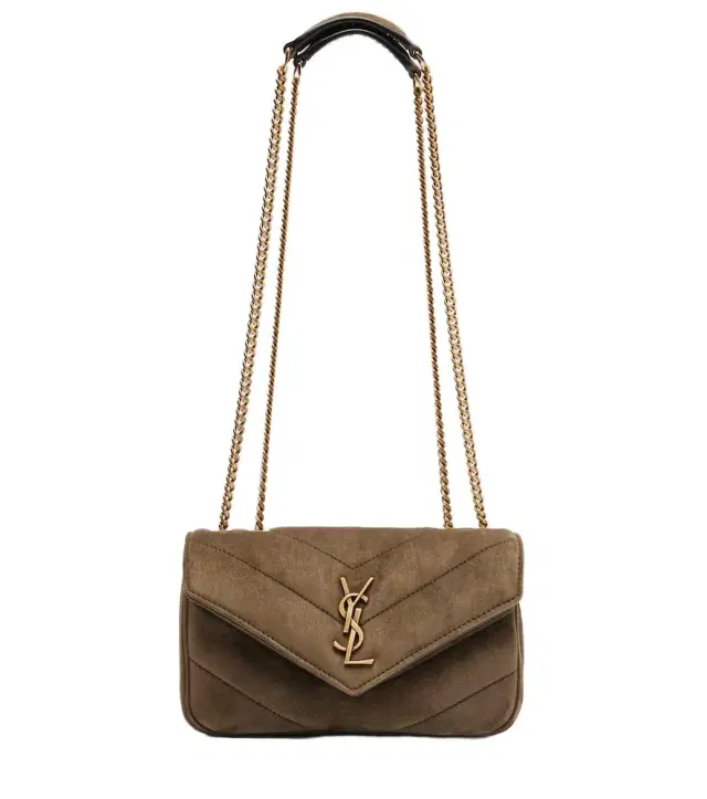 Saint Laurent Loulou Mini suede shoulder bag