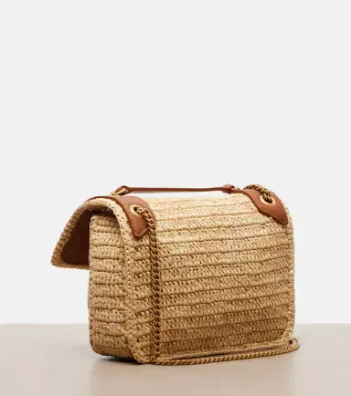 Saint Laurent Niki Mini raffia crossbody bag | Thumbnail 3