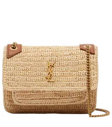 Saint Laurent Niki Mini raffia crossbody bag | Thumbnail 1