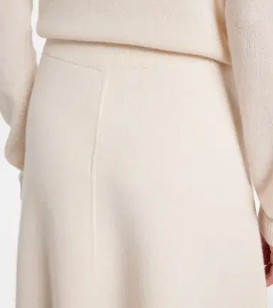 Jardin des Orangers Wool and cashmere midi skirt | Thumbnail 5