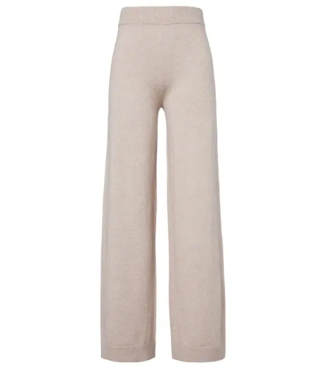 Jardin des Orangers Cotton and cashmere wide-leg pants