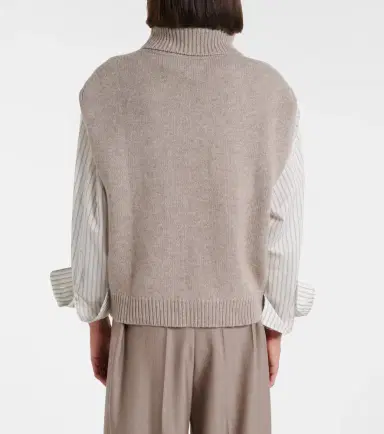 Jardin des Orangers Turtleneck wool and cashmere sweater vest | Thumbnail 3 Jardin des Orangers Turtleneck wool and cashmere sweater vest | Thumbnail 3