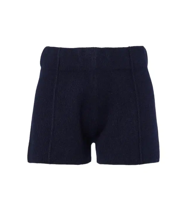 Wool and cashmere shorts