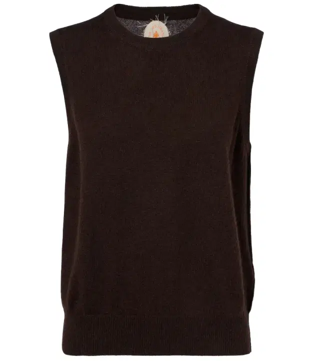 Jardin des Orangers Wool and cashmere tank top