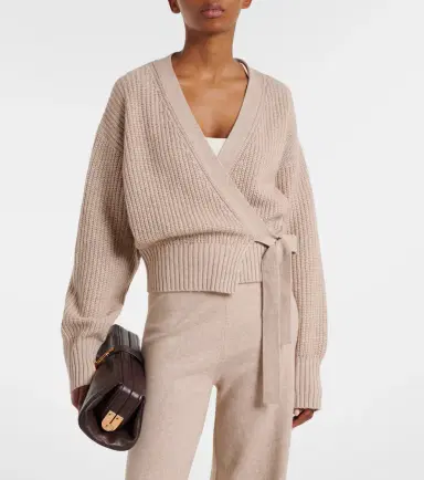Jardin des Orangers Cotton and cashmere wrap cardigan | Thumbnail 3 Jardin des Orangers Cotton and cashmere wrap cardigan | Thumbnail 3