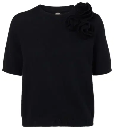 Jardin des Orangers Floral-appliqué wool and cashmere sweater | Thumbnail 1