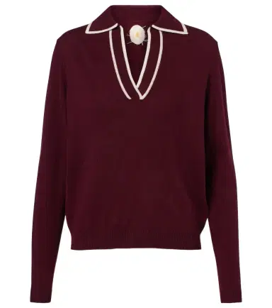 Jardin des Orangers Wool and cashmere polo sweater | Thumbnail 1 Jardin des Orangers Wool and cashmere polo sweater | Thumbnail 1