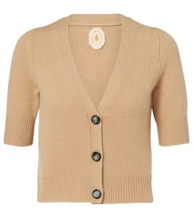 Jardin des Orangers Cropped cashmere cardigan | Thumbnail 1