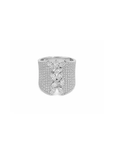 Wish Fine Jewelry 2.18ct Diamond 14K Gold Pave Statement Ring | Thumbnail 2 Wish Fine Jewelry 2.18ct Diamond 14K Gold Pave Statement Ring | Thumbnail 2