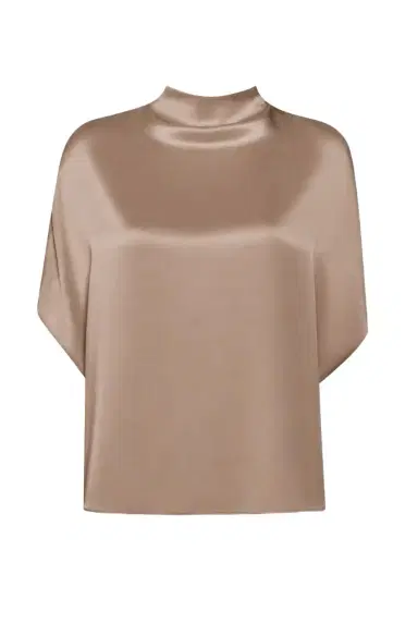 Lapointe Satin Cape Tee | Thumbnail 1 Lapointe Satin Cape Tee | Thumbnail 1