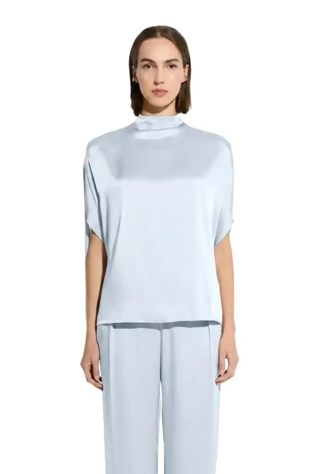 LAPOINTE Satin Cape Tee