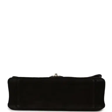 Chanel Chanel Maxi "Souplissimo" Small Flap Bag Black Suede Gold Hardware | Thumbnail 6 Chanel Chanel Maxi "Souplissimo" Small Flap Bag Black Suede Gold Hardware | Thumbnail 6