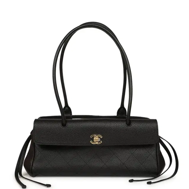 Chanel Chanel Small "Urban Essential" East West Shopping Tote Black Caviar Gold Hardware