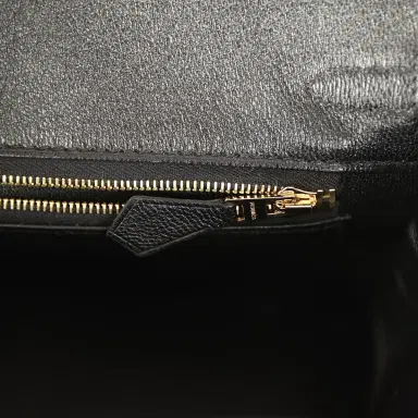 HERMÈS Hermes Birkin 25 Black Shiny Niloticus Crocodile Gold Hardware | Thumbnail 9 HERMÈS Hermes Birkin 25 Black Shiny Niloticus Crocodile Gold Hardware | Thumbnail 9