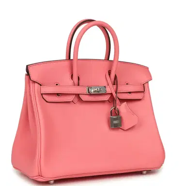 HERMÈS Hermes Birkin 25 Rose D'Ete Swift Palladium Hardware | Thumbnail 2 HERMÈS Hermes Birkin 25 Rose D'Ete Swift Palladium Hardware | Thumbnail 2
