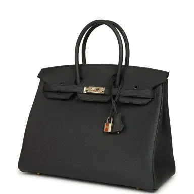 HERMÈS Hermes Birkin 35 Plomb Togo Permabrass Hardware | Thumbnail 5 HERMÈS Hermes Birkin 35 Plomb Togo Permabrass Hardware | Thumbnail 5