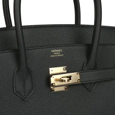 HERMÈS Hermes Birkin 35 Plomb Togo Permabrass Hardware | Thumbnail 7 HERMÈS Hermes Birkin 35 Plomb Togo Permabrass Hardware | Thumbnail 7